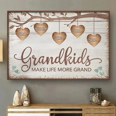 Every Grandchild Is A Grand Blessing - Family Personalized Custom Horizontal Poster - Gift For Mom. Grandma