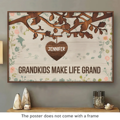 The Essence Of Family Is Love - Family Personalized Custom Horizontal Poster - Gift For Mom. Grandma