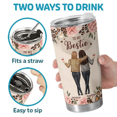 Forever My Favorite Human - Bestie Personalized Custom Tumbler -  Gift For Best Friends. BFF. Sisters