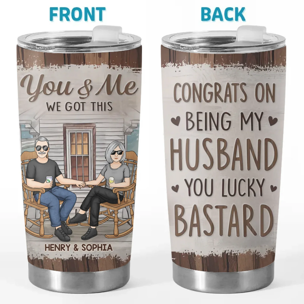 Fate Knew I Was Meant For You - Couple Personalized Custom Tumbler - Gift For Husband Wife. Anniversary