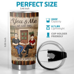 The Universe Knew I Needed Your Love - Couple Personalized Custom Tumbler - Gift For Husband Wife. Anniversary