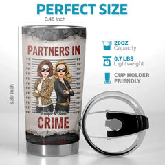 Double Trouble. Twice The Fun - Bestie Personalized Custom Tumbler -  Gift For Best Friends. BFF. Sisters