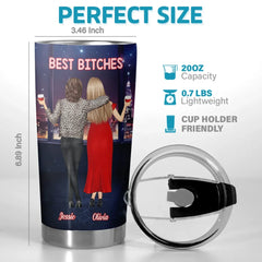 Chaos Creators Since Day One - Bestie Personalized Custom Tumbler -  Gift For Best Friends. BFF. Sisters
