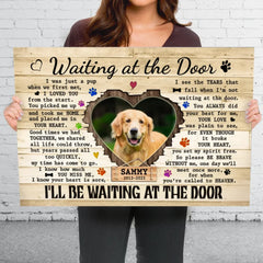 Custom Photo Run Free. My Sweet Friend - Memorial Personalized Custom Horizontal Canvas - Sympathy Gift For Pet Owners. Pet Lovers