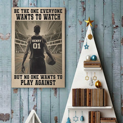 Play Hard. Stand Tall. Win Big - Personalized Custom Vertical Poster - Gift For Sport Lovers. Sport Players