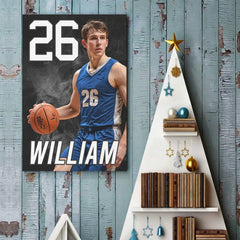 Custom Photo Believe In Your Own Hustle - Personalized Custom Vertical Poster - Gift For Sport Lovers. Sport Players