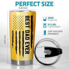 Dad. You Make Life Better - Family Personalized Custom Tumbler - Father's Day. Gift For Dad. Grandpa