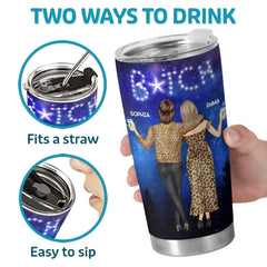 Written In The Stars. Impossible To Ignore - Bestie Personalized Custom Tumbler -  Gift For Best Friends. BFF. Sisters