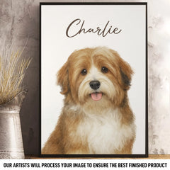 Custom Photo Vertical Poster - Personalized Birthday  Gifts For Dog Cat Lovers. Dog Dad And Mom. Cat Owners - Pawtrait Perfection