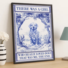 Custom Vertical Poster - Personalized Birthday Gifts For Dog Lovers. Dog Dad And Mom - Crazy Dog Lady