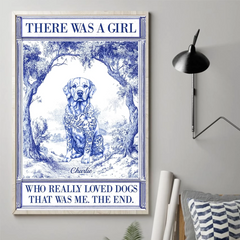 Custom Vertical Poster - Personalized Birthday Gifts For Dog Lovers. Dog Dad And Mom - Crazy Dog Lady