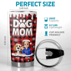Custom Tumbler - Personalized Christmas Birthday Gifts For Dog Lovers. Dog Dad And Mom - Welcome To The Pawty
