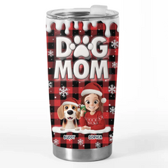 Custom Tumbler - Personalized Christmas Birthday Gifts For Dog Lovers. Dog Dad And Mom - Welcome To The Pawty