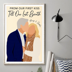 Custom Photo Vertical Poster - Personalized Anniversary Wedding Gifts For Husband And Wife. Him And Her - Better Together Always