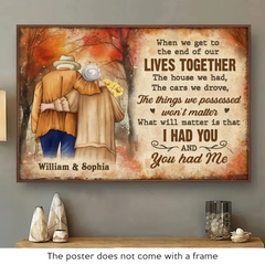 We'll Always Have Each Other - Couple Personalized Custom Horizontal Poster - Gift For Husband Wife. Anniversary