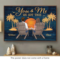 In The End. All You Need Is Love And A Dog - Dog Personalized Custom Horizontal Poster - Gift For Couples. Pet Owners. Pet Lovers