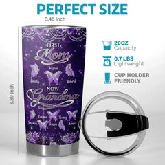 Custom Tumbler - Personalized Mother's Day Birthday Gifts For Mom. Grandma - The Heart Of Every Generation