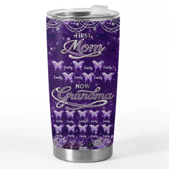 Custom Tumbler - Personalized Mother's Day Birthday Gifts For Mom. Grandma - The Heart Of Every Generation