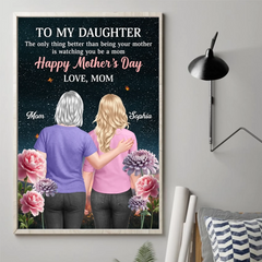 Custom Vertical Poster - Personalized Mother's Day Birthday Gifts For Daughter - Under The Stars. Still My Girl
