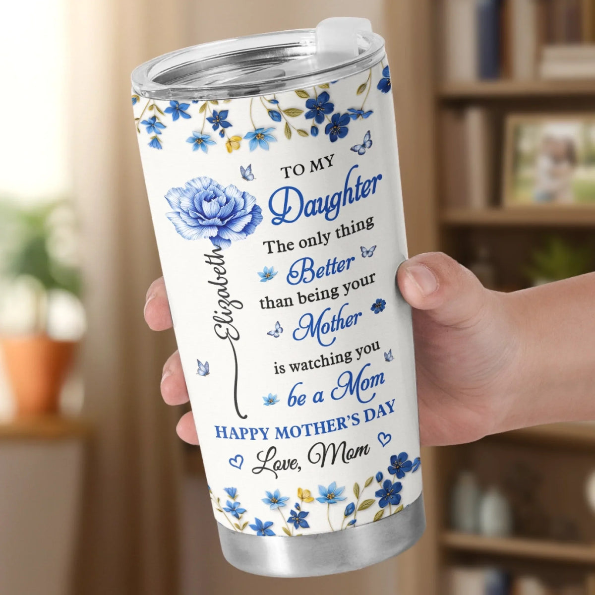 Custom Tumbler - Personalized Mother's Day Gifts For Daughter - My Daughter. My Heart. My Pride