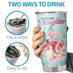You Are Braver Than You Believe & Stronger Than You Seem - Tumbler - To My Daughter. Gift For Daughter. Daughter Gift From Mom. Birthday Gift For Daughter