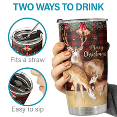 A Little Bit Of Crazy. A Little Bit Loud And A Whole Lot Of Love - Tumbler - Christmas Gift For Family. Couple. Friends. Christmas Decoration. Holiday Gift