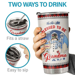 Blessed To Be Called Grandma - Tumbler - Gift For Grandma. Grandparents