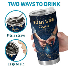 Custom Tumbler - Personalized Anniversary Wedding Gifts For Husband And Wife. Him And Her - You Are My Favorite Person