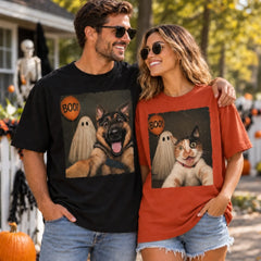 Custom Photo Funny Comfort T-Shirt - My Pet Says Boo