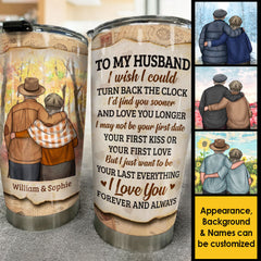 I Wanna Be Your Last Everything - Personalized Tumbler - Gift For Couples. Husband Wife