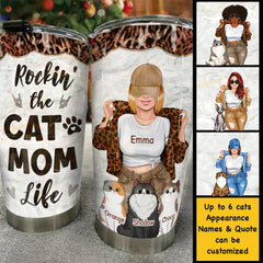 You Had Me At Meow - Gift For Cat Mom. Personalized Tumbler