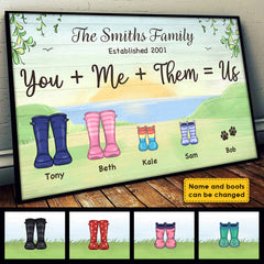 You Know We Belong Together - Personalized Horizontal Poster