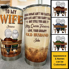 Love. Your Grumpy Old Husband - Personalized Tumbler - Gift For Couples. Husband Wife