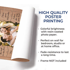 Custom Photo The Sweet Memories We Share - Couple Personalized Custom Vertical Poster - Gift For Husband Wife. Anniversary