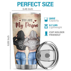 You Are Irreplaceable You're One Of Those Who Make My Life Better - Tumbler - To My Bestie. Gift For Bestie. Best Friend. Sister. Birthday Gift For Bestie And Friend