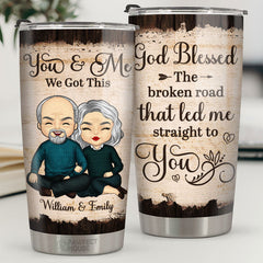 Annoying Each Other For Many Years - Couple Personalized Custom Tumbler - Gift For Husband Wife. Anniversary