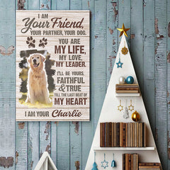 Custom Photo Till The Last Beat Of My Heart - Dog Personalized Custom Vertical Poster - Gift For Pet Owners. Pet Lovers