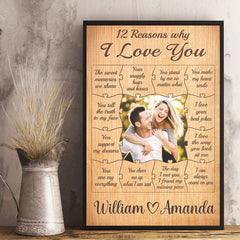 Custom Photo The Sweet Memories We Share - Couple Personalized Custom Vertical Poster - Gift For Husband Wife. Anniversary
