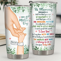 You Are My Awesome Mother - Family Personalized Custom Tumbler - Mother's Day. Gift For First Mom