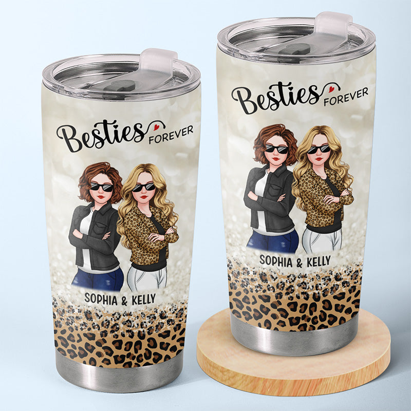 Always My Best Friend - Bestie Personalized Custom Tumbler - Christmas Gift For Best Friends. BFF. Sisters