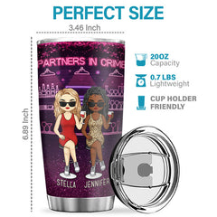 God Made Us Best Friends - Bestie Personalized Custom Tumbler - Gift For Best Friends. BFF. Sisters