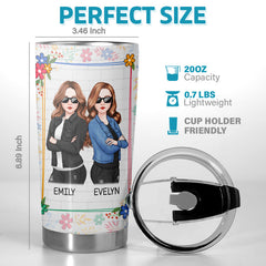 Congrats To My Friend - Bestie Personalized Custom Tumbler - Gift For Best Friends. BFF. Sisters
