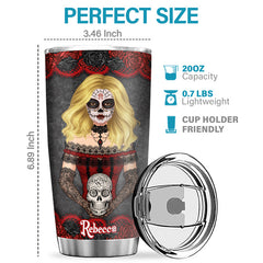 I Am A Sage Burning - Personalized Custom Witch Tumbler - Halloween Gift For Witches. Yourself