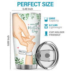 You Are My Awesome Mother - Family Personalized Custom Tumbler - Mother's Day. Gift For First Mom