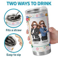 Congrats To My Friend - Bestie Personalized Custom Tumbler - Gift For Best Friends. BFF. Sisters
