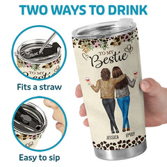 I Love That You're My Soul Sister - Bestie Personalized Custom Tumbler - Gift For Best Friends. BFF. Sisters