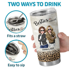 Always My Best Friend - Bestie Personalized Custom Tumbler - Christmas Gift For Best Friends. BFF. Sisters