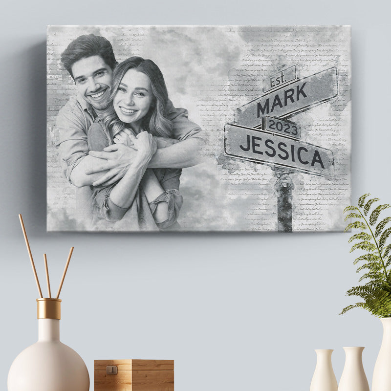 Custom Photo Be Lovers But Be Best Friends Too - Couple Personalized Custom Horizontal Canvas - Gift For Husband Wife. Anniversary