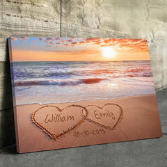 You Are My Everything - Couple Personalized Custom Horizontal Canvas - Gift For Husband Wife. Anniversary