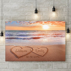 You Are My Everything - Couple Personalized Custom Horizontal Canvas - Gift For Husband Wife. Anniversary